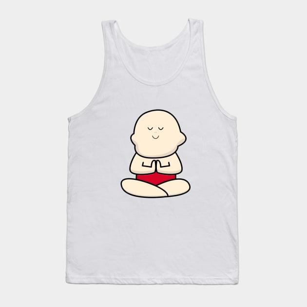 International yoga day with cute baby character Tank Top by Bekis